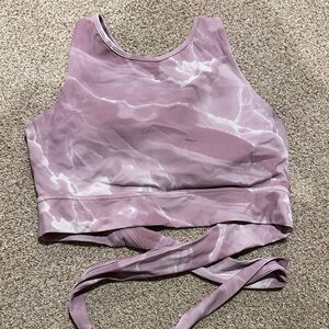 Buff Bunny Purple Tie-Dye Crop Top